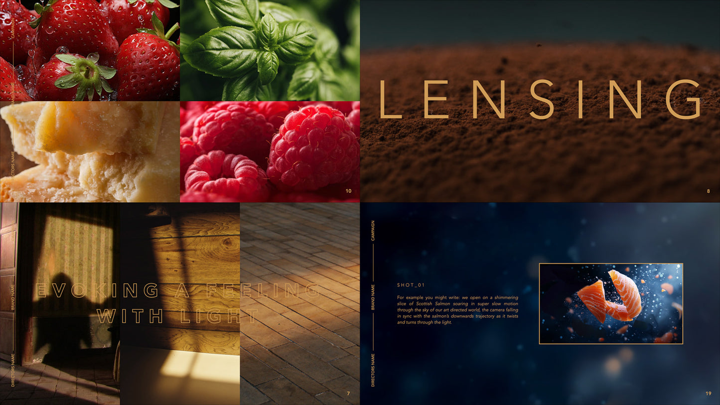'Luxury Food' Treatment Template